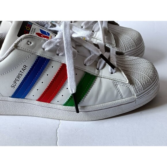 Adidas Superstar Colorful Trefoil Men\'s Size 7 Cloud White 2020 FU9521 main image 10